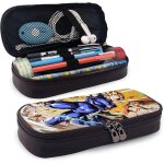 Hirola trousses a crayons en cuir pu vegeta dragon ball z trousse a crayons a fermeture eclair sac de ...