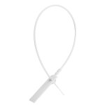 Hjlian lot de 100 attaches de cables jetables, attaches zippees, etiquettes d'identification colorees, ...