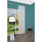 Home fashion 86547 - 710blanc h: 245x b: 60cm panneau coulissant en voile scherli