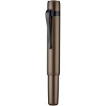 Hongdian m2 black forest mini fountain pen, medium soft nib and elegant shape aluminium short pocket ...