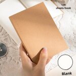 Horizon - cahier de poche epaissi, petit bloc - notes, couverture en papier kraft, grille vierge intrieure, ...