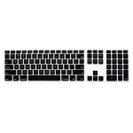 Housse de protection en silicone pour clavier apple imac noir, pour clavier numrique