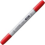 Hthed - ciao r27, cadmium red, twin marker avec une pointe moyenne et une pointe brush
