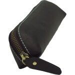 Hthed - trousse a crayons compacte en cuir de qualit suprieure faite a la main avec fermeture eclair ...