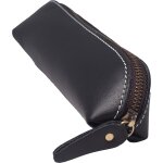 Hthed - trousse a crayons compacte en cuir de qualit suprieure faite a la main avec fermeture eclair ...