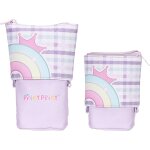 Hthed - trousse, tlescopique trousse scolaire, 2 - en - 1 grande capacit trousse kawaii, trousse enfant, ...