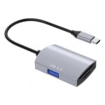Hub multifonction 3 - en - 1 type - c usb2. 0, lecteur de fente de carte micro - sd / tf, adaptateur ...