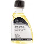 Huile de lin raffine - peinture a l'huile - 250ml - winsor & newton