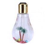 Humidificateur a ampoule color�e de 400ml, mini purificateur d'air silencieux de grande capacit� pour ...