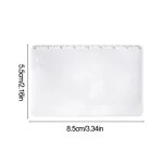 Hutp - portefeuille loupe carte 3x mini loupe règle loupe de poche pour la lecture incendie démarrage ... Hutp - portefeuille loupe carte 3x mini loupe règle loupe de poche pour la lecture incendie démarrage ...