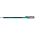 Hybrid dual metallic rollers encre gel mtallique pastel k110, vert turquoise + rouge & vert mtallique, ...