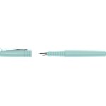 Ihdih - 241011 stylo - plume poly pen, corps bleu cariben, plume fine, conu en plastique recycl avec ...