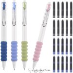 Ihdih - lot de 4 stylo plume rtractable, stylos plume rtractables, stylos a plume rtractables, plume ...