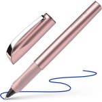 Ihdih - ceod shiny stylo roller (pour droitiers et gauchers, epaisseur de trait m, avec cartouche d'encre ...
