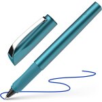 Ihdih - ceod shiny stylo roller (pour droitiers et gauchers, epaisseur de trait m, avec cartouche d'encre ...