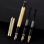 Ihdih - cobee stylo - plume en métal avec 3 pointes différentes, stylo plume de luxe avec pointe moyenne, ... Ihdih - cobee stylo - plume en métal avec 3 pointes différentes, stylo plume de luxe avec pointe moyenne, ...