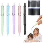 Ihdih - stylo - plume rtractable rechargeable a pointe extra fine pour ecrire, peindre, calligraphie, ...