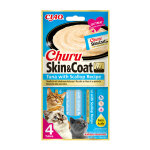 Inaba churu skin&coat tuna with scallop recipe - cat treats - 4x14 g