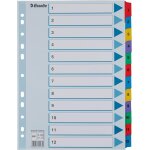 Intercalaires a4 1 - 12, touches et bande perforée renforcées en mylar, carton résistant, bleu, 12 onglets ... Intercalaires a4 1 - 12, touches et bande perforée renforcées en mylar, carton résistant, bleu, 12 onglets ...