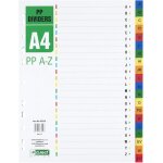 Intercalaires pour a4, pp a - z ppaz, a - z, intercalaires a anneaux, onglets avec chiffres de a a z, ...