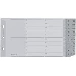 Intercalaires a5 touches a - z (sparation a - l et m - z), 20 feuilles, extra - large, gris, onglets ...