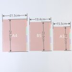Intercalaires avec onglets inscriptibles - couleurs assorties, plastique pp durable, lot de 10 pour une ...