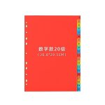 Intercalaires professionnels avec onglets pour organiser vos documents - pp durable, 20 feuilles incluses, ...