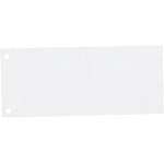Intercalaires trap��ze de s��paration, carton 1 / 3 feuille a4, lot de 100, extra - large, blanc, 100% ...