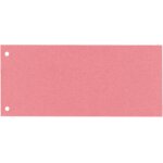 Intercalaires trapze de sparation, carton 1 / 3 feuille a4, lot de 100, extra - large, rouge, 100% ...