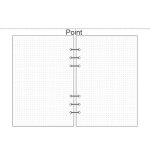 Pages int�rieures de planificateur en papier d'impression sans bois a5 a6 a7, pour filofax, carnet de ...