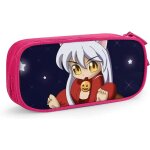 Inuyasha trousse a crayons mignonne avec fermeture eclair pour stylos, sac de rangement pour etudiants, ...