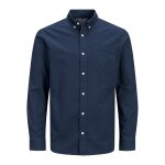 Jack&jones jprbrook oxford shirt l / s noos chemise, navy blazer / fit:slim fit, l pour des hommes
