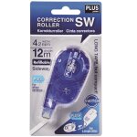 Plus japan roller de correction lateral rechargeable sw 12m x 4. 2mm bleu