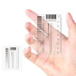 Jauge de fissure renforce haute prcision - rgle de fissuration double face 2 pices pour contrle ...