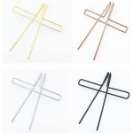 Jeu de 4 pinces a partitions en m�tal, pinces a partitions, pinces a musique pour livres de lecture - ...