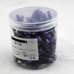 Jeu de cartouches d'encre de couleur pour stylo plume, 100mm, standard universel, recharge de papeterie, ...