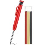 Jeu de crayons de charpentier pour la construction, taille - crayon int�gr�, pour artisan charpentier ...