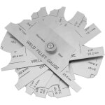 Jeu de jauges de soudure d'angle, jauge d'inspection de soudure en acier inoxydable, r�gle de soudure ...