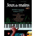 Jeux de mains vol 1 cd 10 pieces faciles piano 4 mains Jeux de mains vol 1 cd 10 pieces faciles piano 4 mains