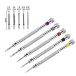 Jeu de mini tournevis de pr�cision avec embouts phillips fendus pour lunettes, horloge montre, outils ...
