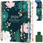 Jexnovashop - agenda semainier 2026 spirale - a5 planner (janvier - d�cembre 2026) - agenda scolaire ...