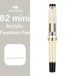 Jinhao - mini stylo plume en acrylique portable, stylo d'écriture court, pratique de la calligraphie, ... Jinhao - mini stylo plume en acrylique portable, stylo d'écriture court, pratique de la calligraphie, ...