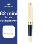 Jinhao - mini stylo plume en acrylique portable, stylo d'écriture court, pratique de la calligraphie, ... Jinhao - mini stylo plume en acrylique portable, stylo d'écriture court, pratique de la calligraphie, ...
