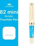 Jinhao - mini stylo plume de poche portable, stylo d'affaires mignon, pratique de la calligraphie, ecriture, ...
