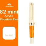 Jinhao - mini stylo plume portable en acrylique, stylo d'écriture court, pratique de la calligraphie, ... Jinhao - mini stylo plume portable en acrylique, stylo d'écriture court, pratique de la calligraphie, ...
