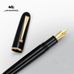 Jinhao - stylo plume en acrylique blanc transparent, stylo rotatif f m, fournitures scolaires et de bureau, ...