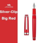 Jinhao - stylo plume de luxe elégant avec clip argenté, plume extra fine, ecriture, bureau, fournitures ... Jinhao - stylo plume de luxe elégant avec clip argenté, plume extra fine, ecriture, bureau, fournitures ...