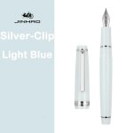 Jinhao - stylo plume de luxe elégant avec clip argenté, plume extra fine, ecriture, bureau, fournitures ... Jinhao - stylo plume de luxe elégant avec clip argenté, plume extra fine, ecriture, bureau, fournitures ...