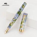 Jinhao - stylo plume en r�sine en forme de fl�che, clip dor�, fournitures scolaires et de bureau, 100, ...