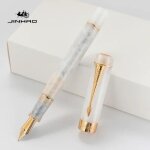Jinhao - stylo plume en r�sine en forme de fl�che, clip dor�, fournitures scolaires et de bureau, 100, ...